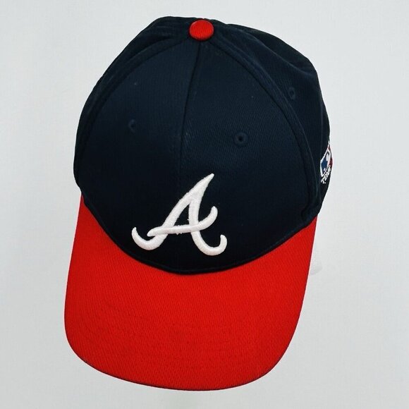 Atlanta Braves OC Sports Team MLB Adjustable Hat Cap Adult One-Size Navy - Picture 2 of 9